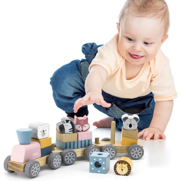 Развивающий набор VIGA Stacking Train 1.5+/ Развитие photo 3