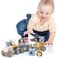 Joc educativ VIGA Stacking Train 1.5+/ Dezvoltare photo 3