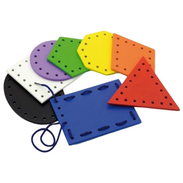 Развивающий набор VIGA Lace and Trace Shapes 3+/ Развитие photo 1
