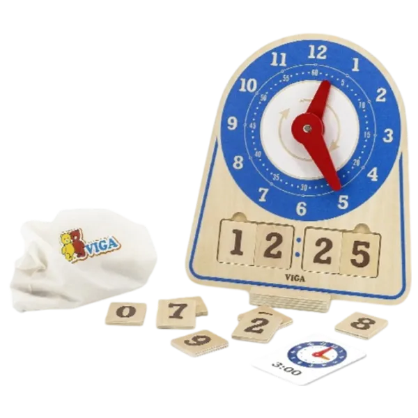 Развивающий набор VIGA Learning Clock 3+/ Развитие photo 1