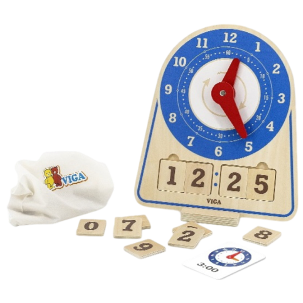 Развивающий набор VIGA Learning Clock 3+/ Развитие photo 1