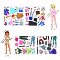 Set Quercetti Fashion Design Best Friends 2935 2935 haine / 5+ photo 3
