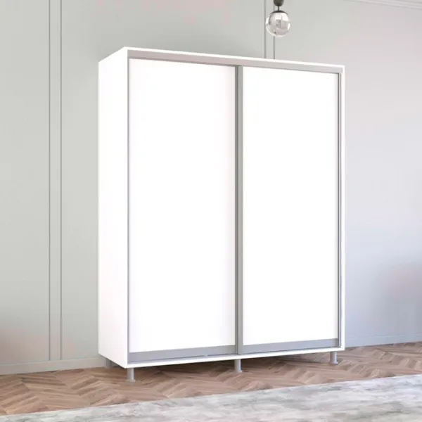 Dulap Mobildor-Lux ARON P 180 x 60 x 220 / PAL / Alb photo 3