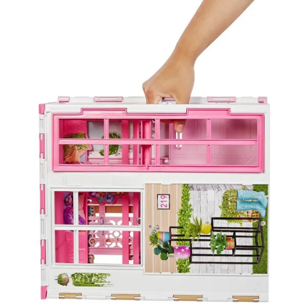Домик для кукол Barbie Barbie's Portable House HCD47 модель / 3+ photo 3