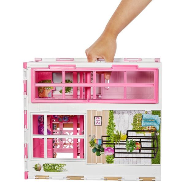Домик для кукол Barbie Barbie's Portable House HCD47 модель / 3+ photo 3