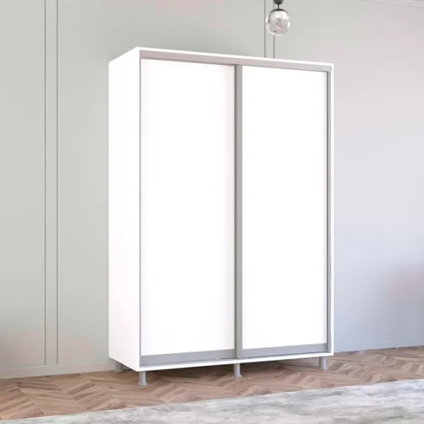 Dulap Mobildor-Lux ARON P 150 x 60 x 210 / PAL / Alb photo 3