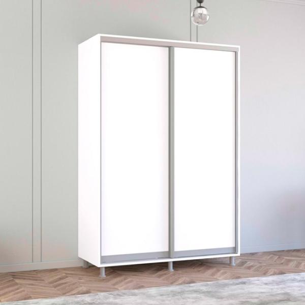 Dulap Mobildor-Lux ARON P 150 x 60 x 210 / PAL / Alb photo 3
