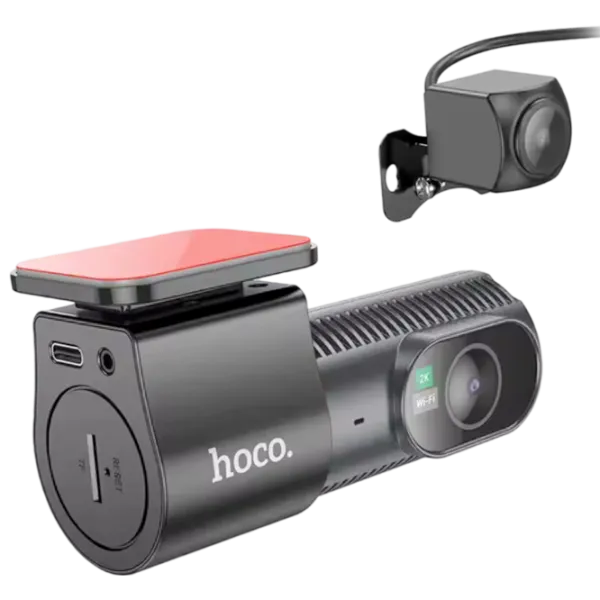 Видеорегистратор Hoco DV8 2K+ Rear Cam Lingtong GP2178/ Черный photo 1