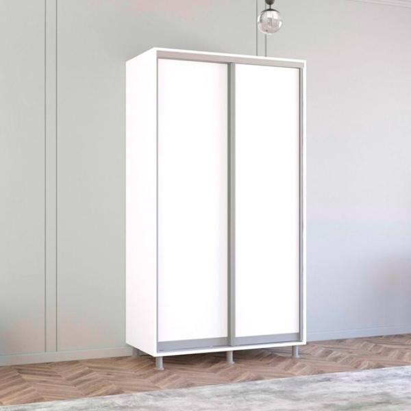 Шкаф Mobildor-Lux ARON P 120 x 60см x 200 / ЛДСП / Белый photo 2 Шкаф Mobildor-Lux ARON P 120 x 60см x 200 / ЛДСП / Белый photo 2