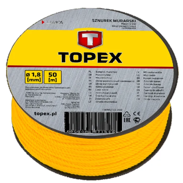 Веревка Topex 3066  Количество в наборе - 1 photo 1
