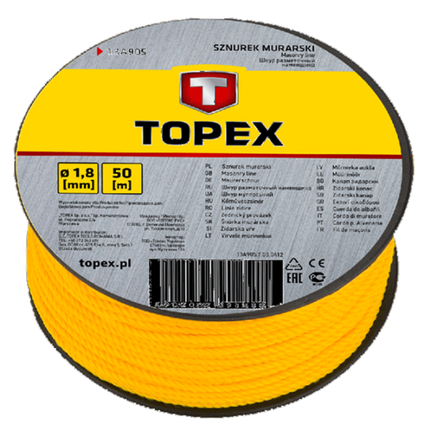 Веревка Topex 3066  Количество в наборе - 1 photo 1