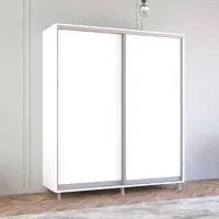 Dulap Mobildor-Lux ARON P 200 x 60 x 200 / PAL / Alb photo 3