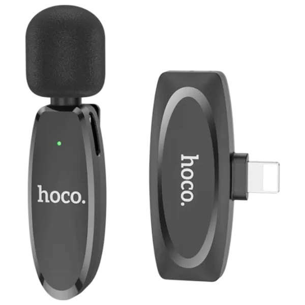 Microfon Hoco L15 Crystal Black photo 1