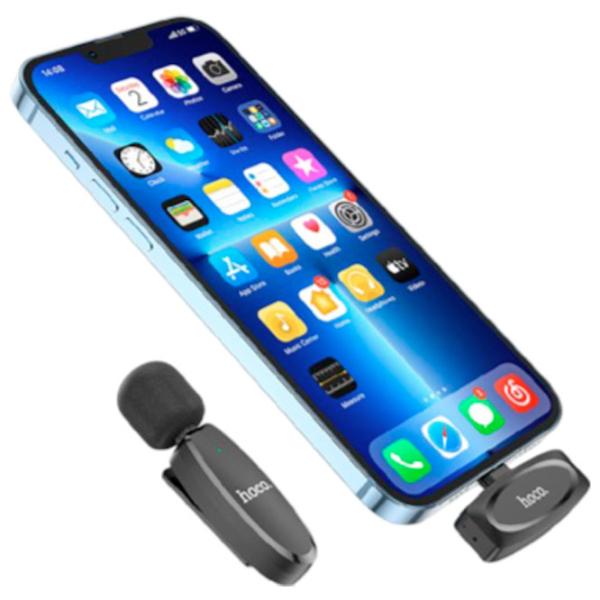 Microfon Hoco L15 Crystal Black photo 5