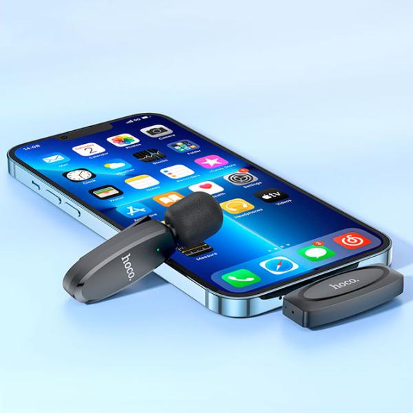 Microfon Hoco L15 Crystal Black photo 6