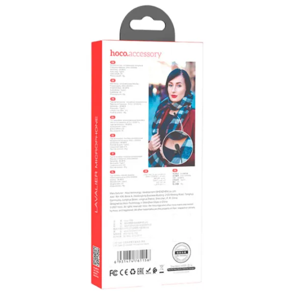 Микрофон Hoco L14 Черный photo 4