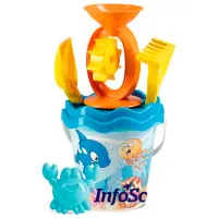 Hабор игрушек для песка Androni Giocattoli 1334-FISH Пластик / 4