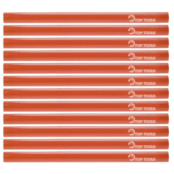 Creion de tâmplărie TopTools 14A812  Cantitatea în set - 12 photo 1