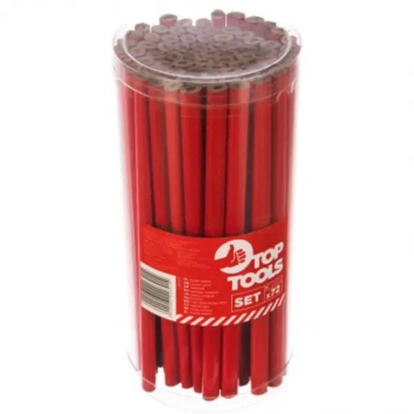 Creion de tâmplărie TopTools 14A872  Cantitatea în set - 72 photo 1