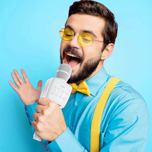 Microfon Hoco BK5 Cantando White photo 6