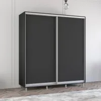 Dulap Mobildor-Lux ARON P 200 x 60 x 200 / PAL / Antracit photo 3