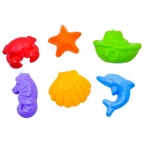 Set de jucării pentru nisip Maximus MX5361 Plastic / 6 photo 1 Set de jucării pentru nisip Maximus MX5361 Plastic / 6 photo 1