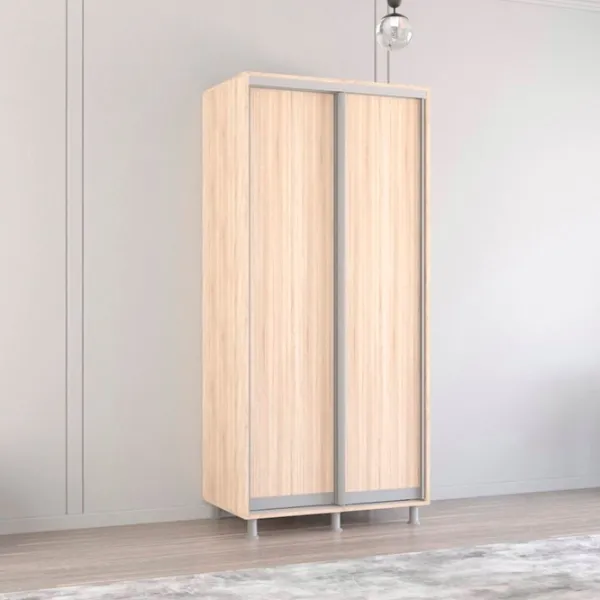 Dulap Mobildor-Lux ARON P 100 x 60 x 210 / PAL / Sonoma photo 2