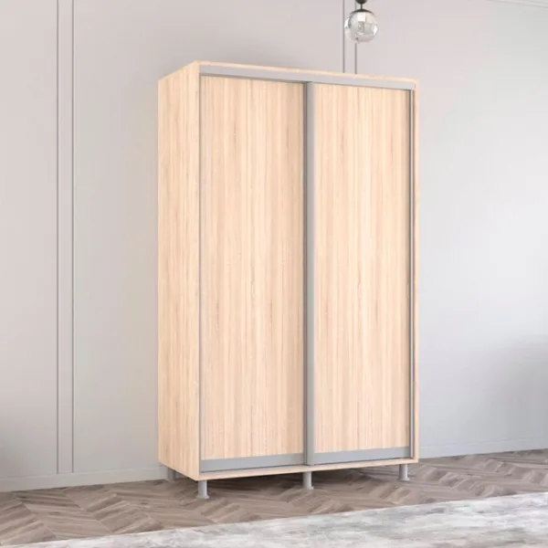 Шкаф Mobildor-Lux ARON P 140 x 60см x 210 / ЛДСП / Sonoma photo 2