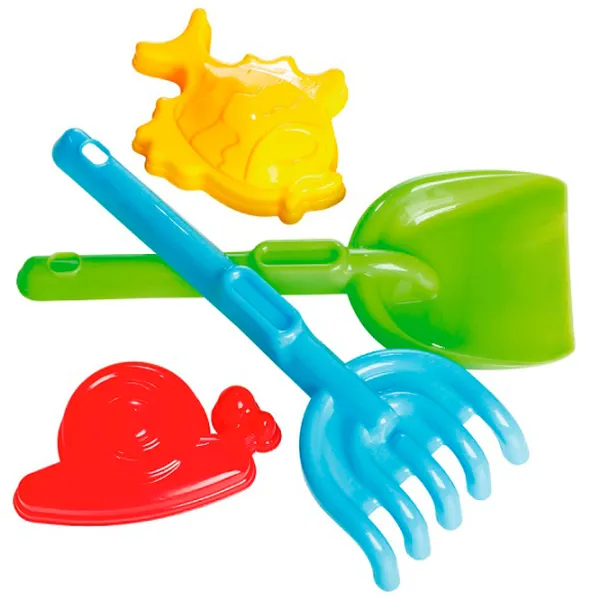 Set de jucării pentru nisip Burak Toys 31012 Plastic / 4 photo 1 Set de jucării pentru nisip Burak Toys 31012 Plastic / 4 photo 1