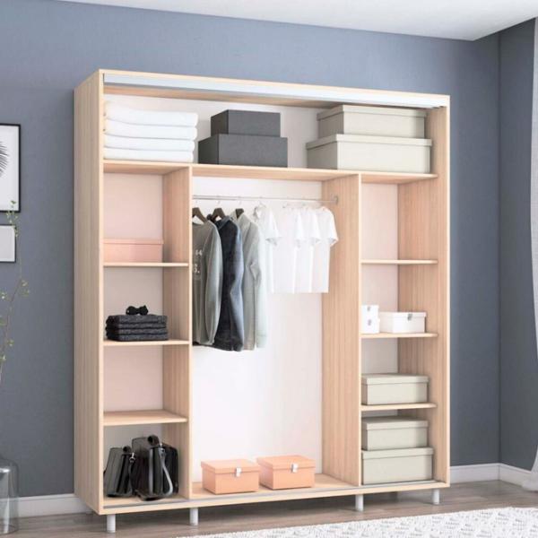 Dulap Mobildor-Lux ARON P 190 x 60 x 230 / PAL / Sonoma photo 2