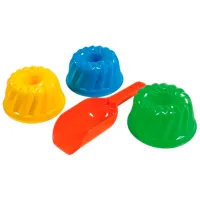 Hабор игрушек для песка Androni Giocattoli 3614-0001 Пластик / 4