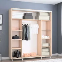Dulap Mobildor-Lux ARON P 200 x 60 x 240 / PAL / Sonoma photo 3