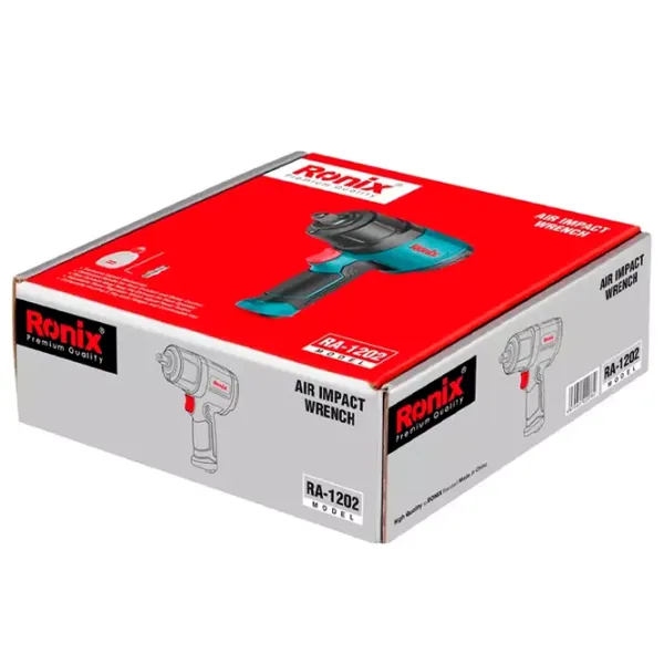 Пневматический ударный гайковерт Ronix RA-1202  6.3 бар / Зеленый photo 2