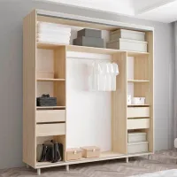Dulap Mobildor-Lux ARON S 200 x 60 x 210 / PAL / Stejar Sonoma photo 2