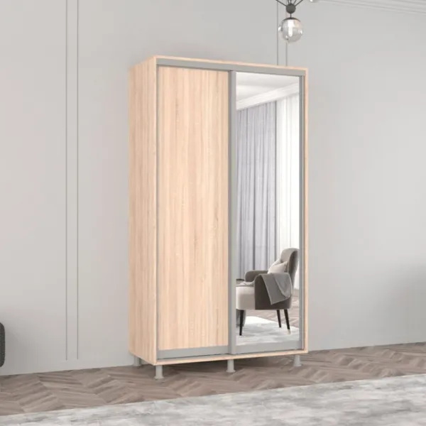 Dulap Mobildor-Lux ARON P 120 x 60 x 240 / PAL / Sonoma photo 3