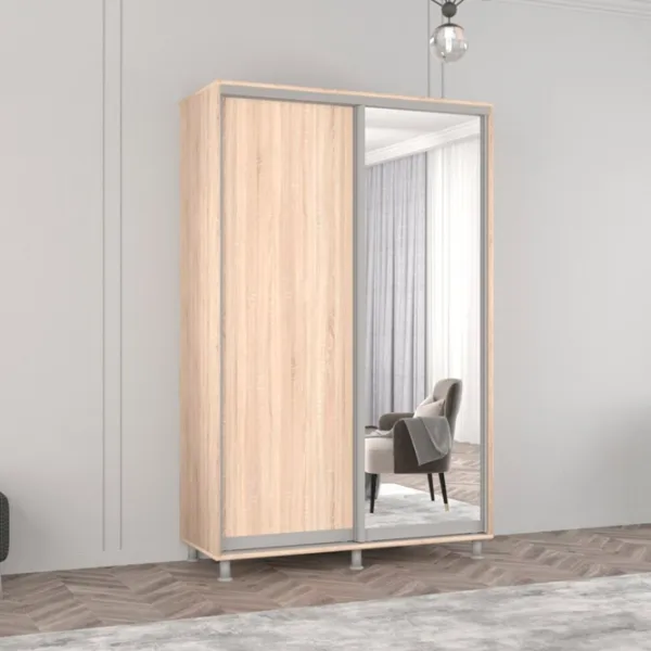 Шкаф Mobildor-Lux ARON P 150 x 60см x 240 / ЛДСП / Sonoma photo 2