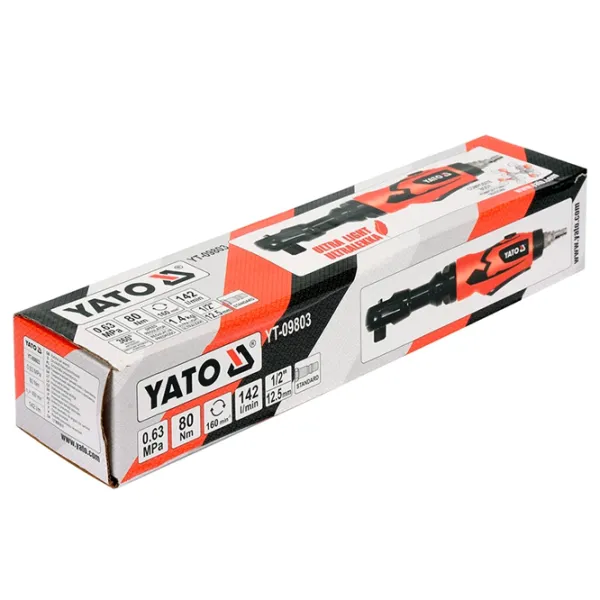 Пневматический ударный гайковерт Yato YT09803   / Красный photo 3