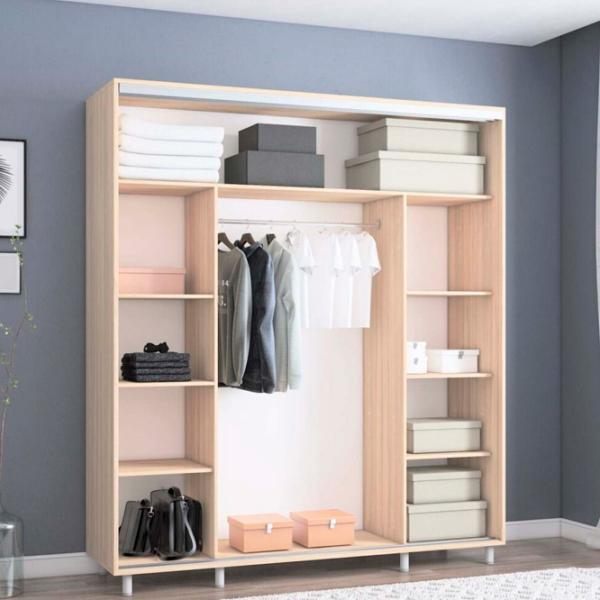 Dulap Mobildor-Lux ARON P 200 x 60 x 230 / PAL / Sonoma photo 3