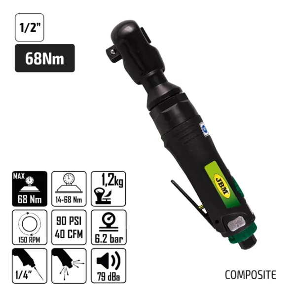 Cheie pneumatica de declanșare JBM JBM-51215  6.2 bar / Metalic photo 2