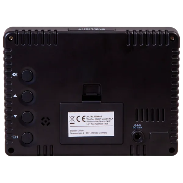 Метеостанция Bresser Temeo Hygro Quadro NLX Черный photo 4