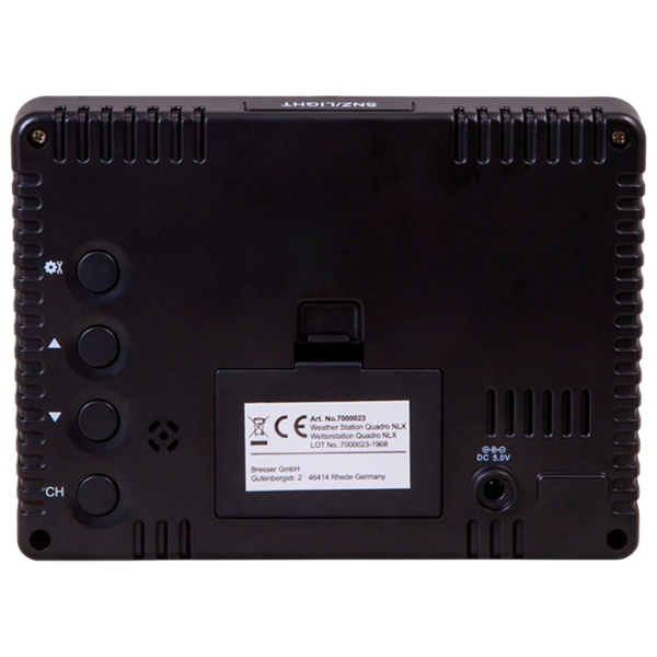 Метеостанция Bresser Temeo Hygro Quadro NLX Черный photo 4