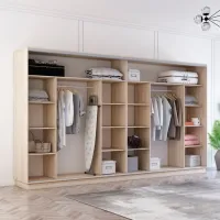 Dulap Mobildor-Lux Fox 370 x 60 x 220 / PAL / Stejar Sonoma photo 2