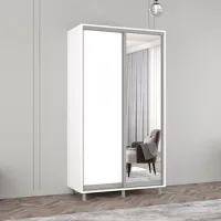Dulap Mobildor-Lux ARON P 130 x 60 x 240 / PAL / Alb photo 3