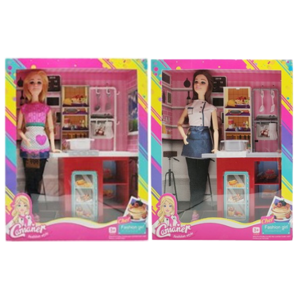 Кукла Camaner Chef Fashion Girl DE01.288 модель / 3+ photo 1 Кукла Camaner Chef Fashion Girl DE01.288 модель / 3+ photo 1