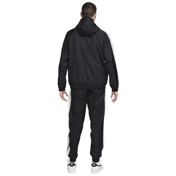 Costum sportiv pentru bărbați Nike M Sportswear Hooded Woven Tracksuit / L / Black photo 2 Costum sportiv pentru bărbați Nike M Sportswear Hooded Woven Tracksuit / L / Black photo 2