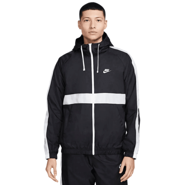 Costum sportiv pentru bărbați Nike M Sportswear Hooded Woven Tracksuit / L / Black photo 4 Costum sportiv pentru bărbați Nike M Sportswear Hooded Woven Tracksuit / L / Black photo 4