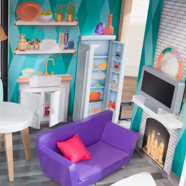 Căsuță pentru păpuși KidKraft Bianca City Life 65989  Căsuță / 3+ photo 7