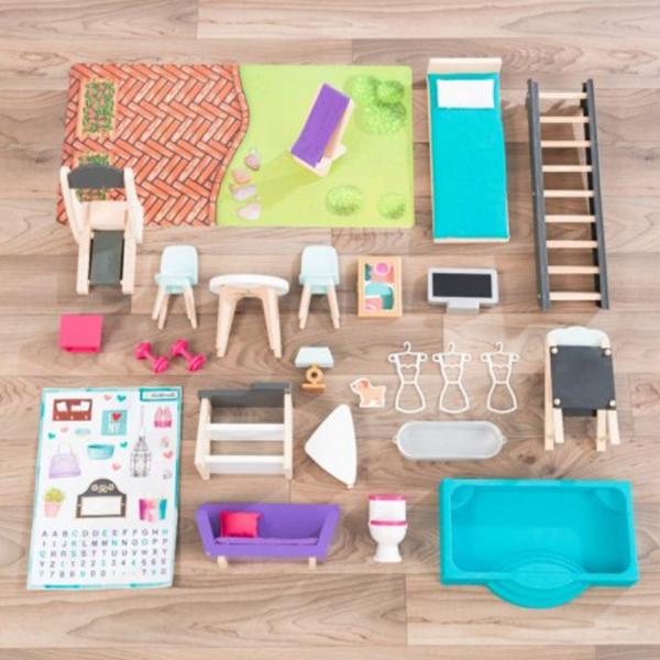 Căsuță pentru păpuși KidKraft Bianca City Life 65989  Căsuță / 3+ photo 8
