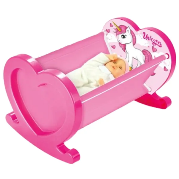 Mobilier pentru păpușă Dolu Unicorn 2549  pătuc / 2+ photo 2
