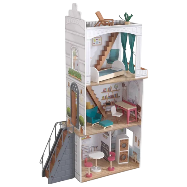 Căsuță pentru păpuși KidKraft Rowan 10238-MSN Căsuță / 3+ photo 1